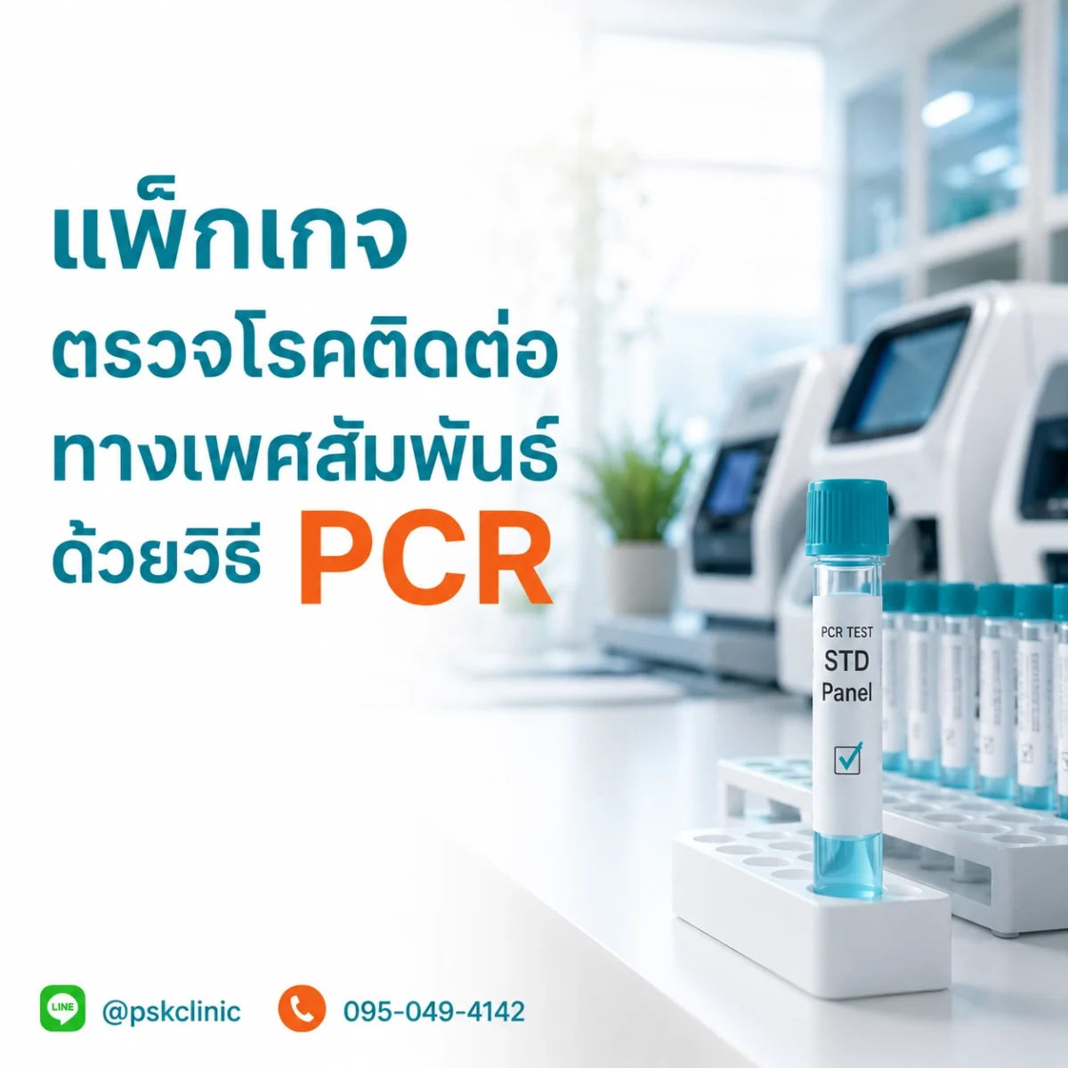 ห้อง Lab ตรวจ STD วิธี PCR